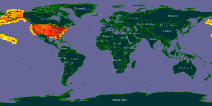 Filtered data of US observations