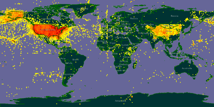 Raw data of US observations